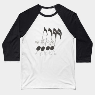 Stealing Musical notes Baseball T-Shirt